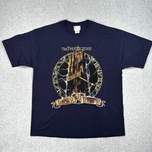 Vintage The Twilight Zone Tower Of Terror Walt Disney World T Shirt Navy Large